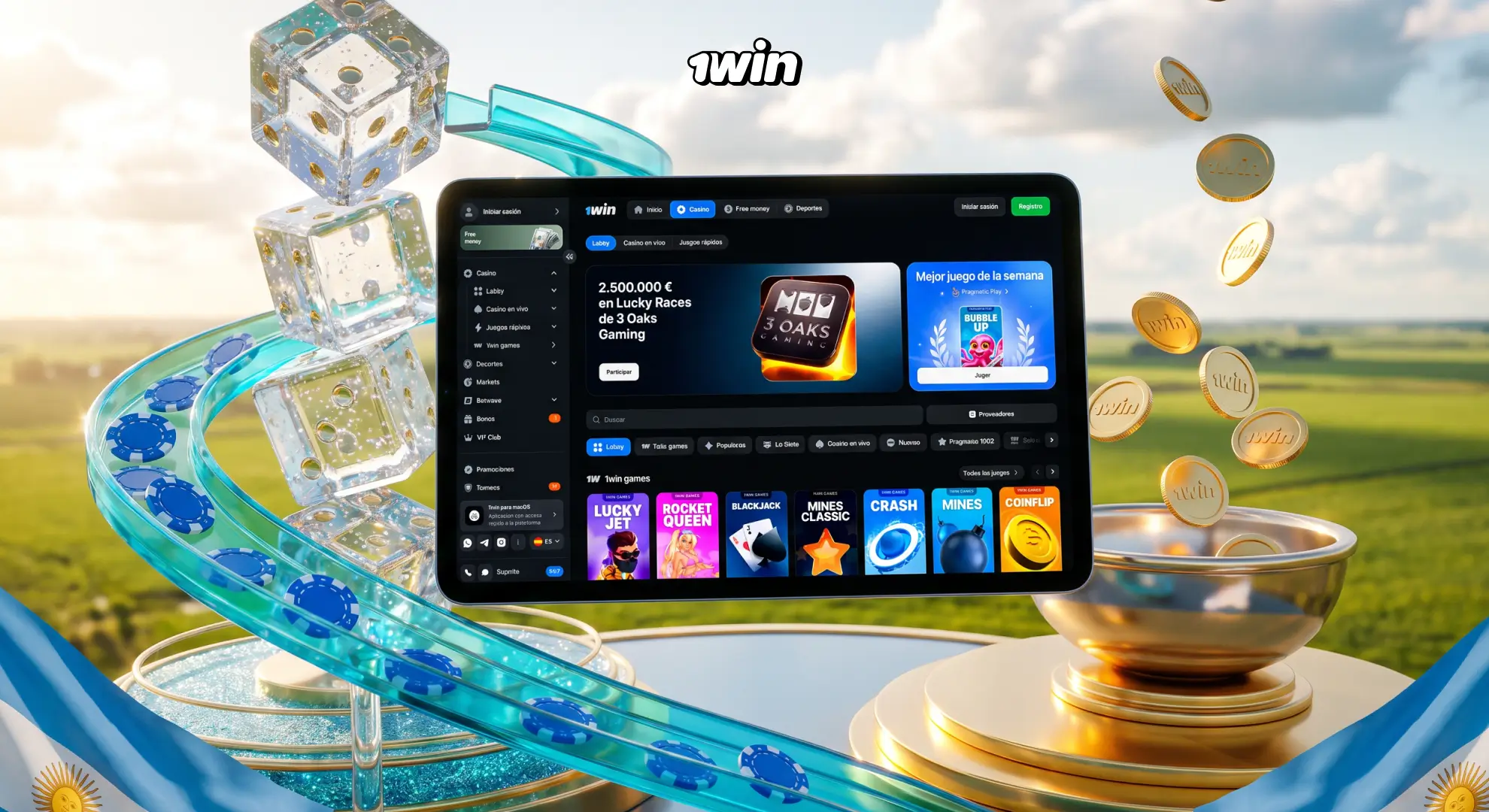 Casino online de 1win Argentina