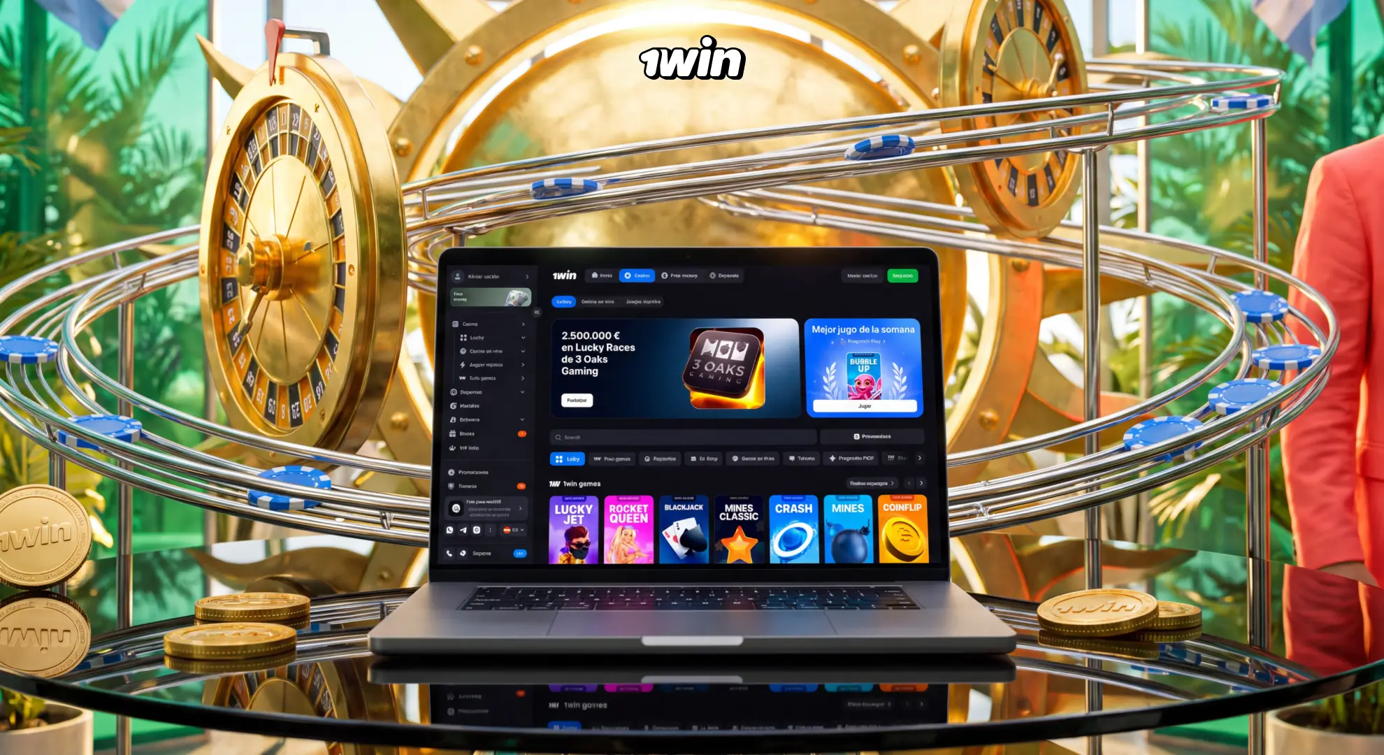 Bono de bienvenida del casino de 1win Argentina