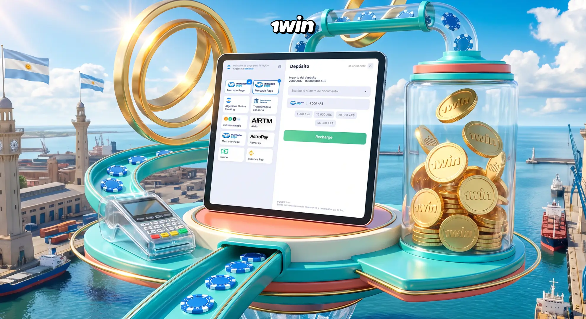 Verificación de identidad y soluciones de pago en 1win Argentina